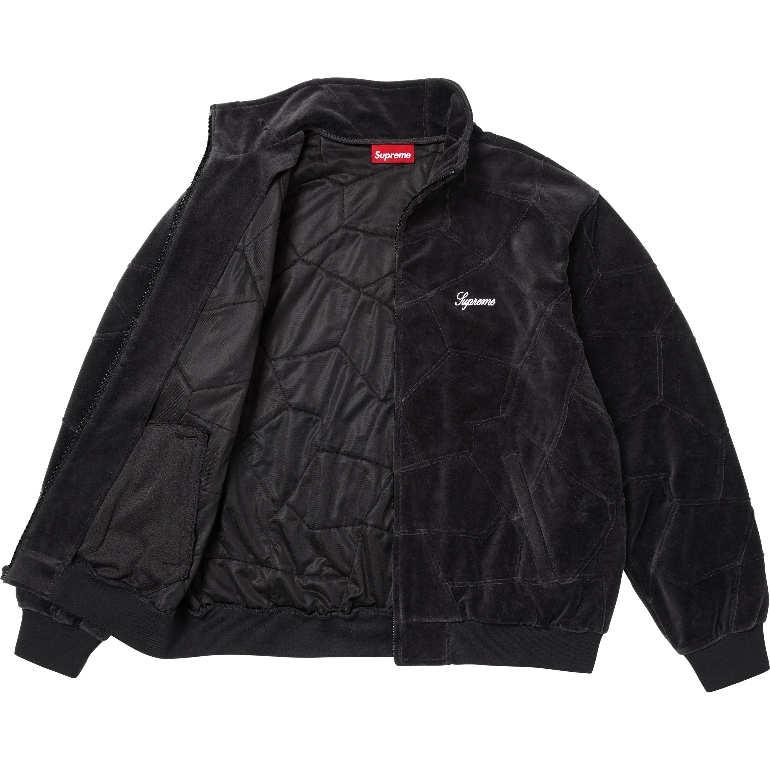 Patchwork Velour Track Jacket view 6